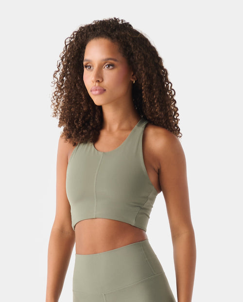 Elle Cropped Tank Fern