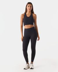 Elle Cropped Tank Onyx