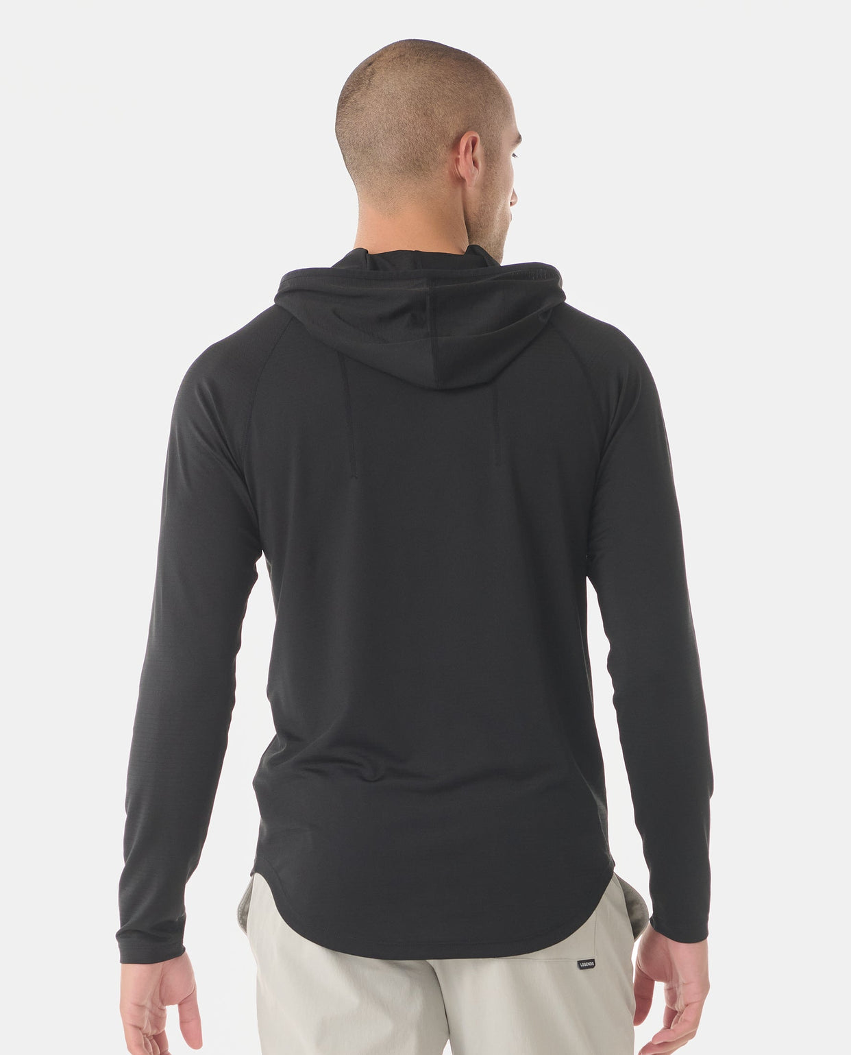 Enzo Hooded LS Black