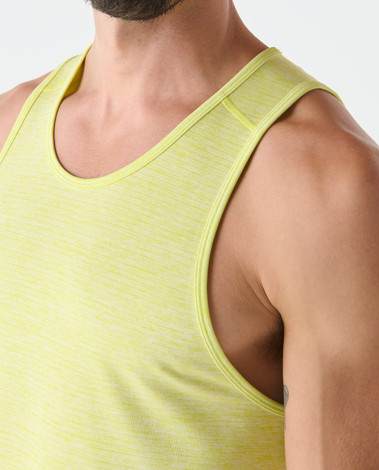 Enzo Tank Arctic Lime Heather