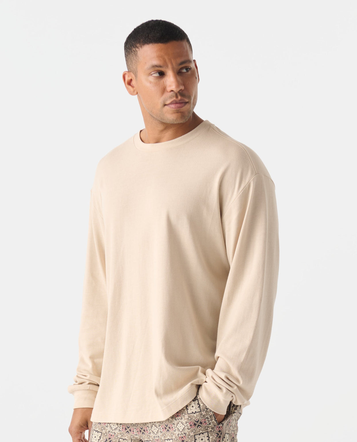 Fairfax Oversized LS Tee Dune