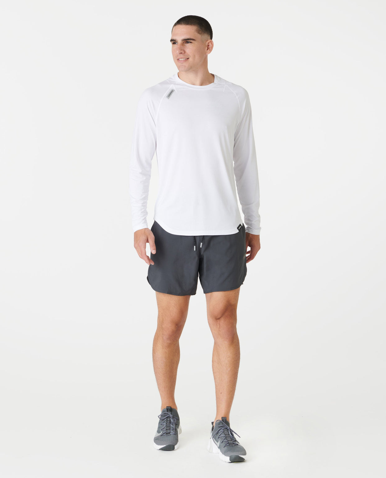 Luka Short Charcoal Gray