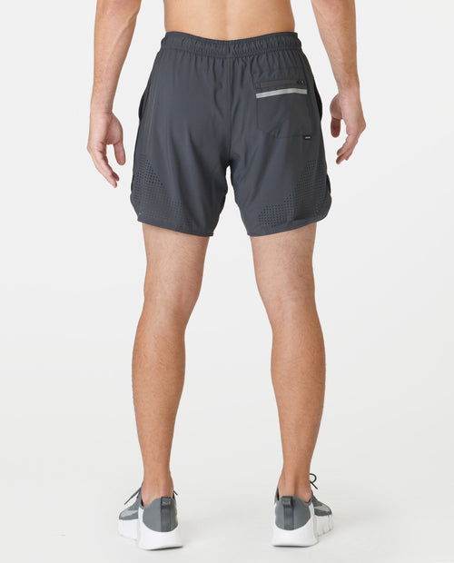 Luka Short Charcoal Gray