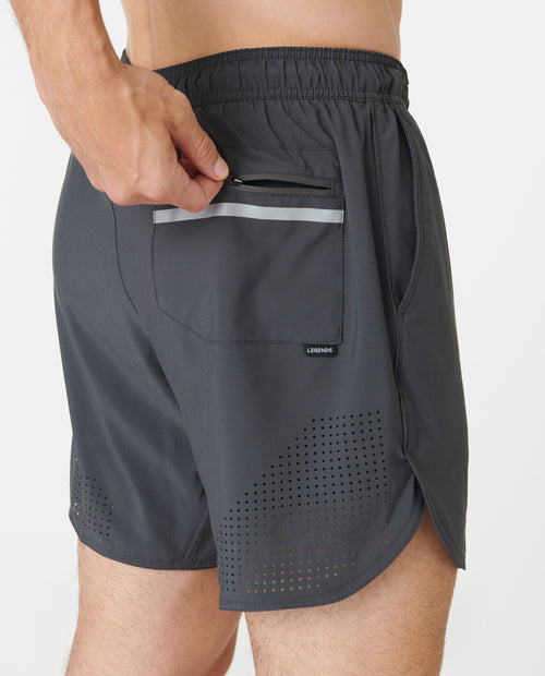 Luka Short Charcoal Gray