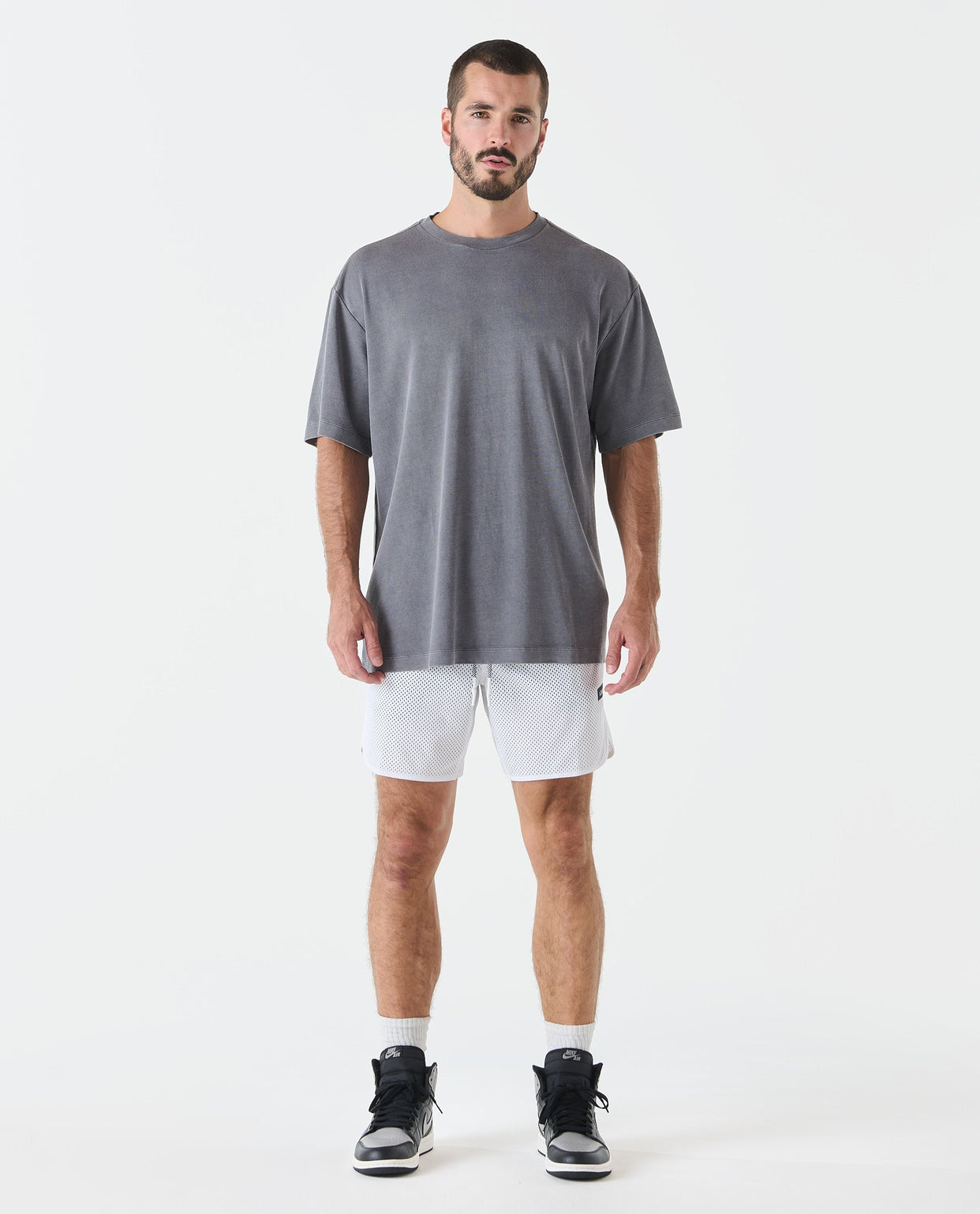 Luka Mesh Short White