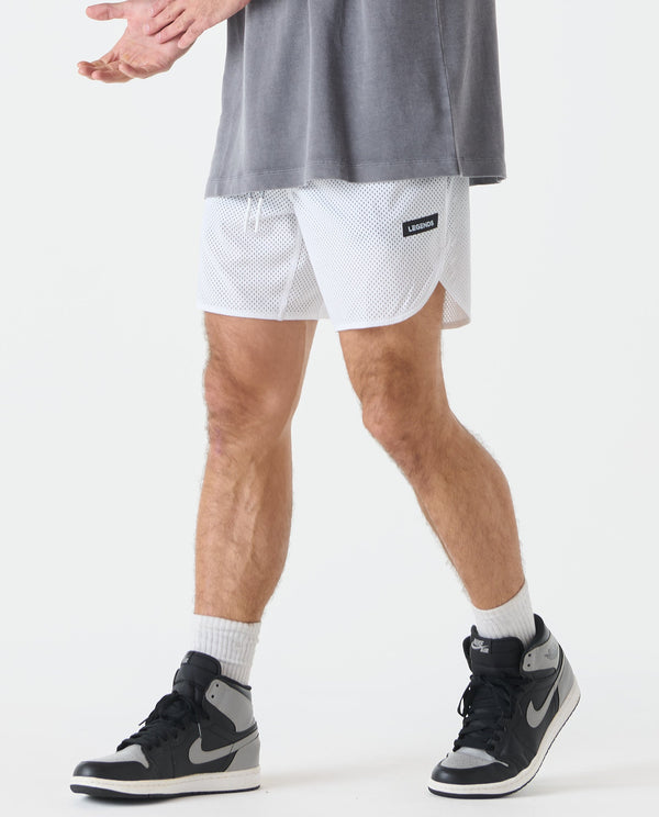 Luka Mesh Short White