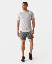 Luka Short Micro Paisley Charcoal