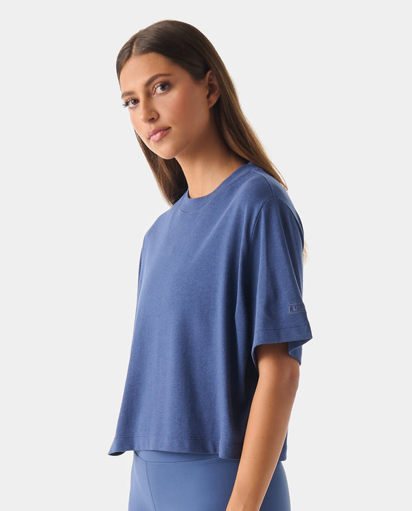 Milo Cropped Tee Dusk