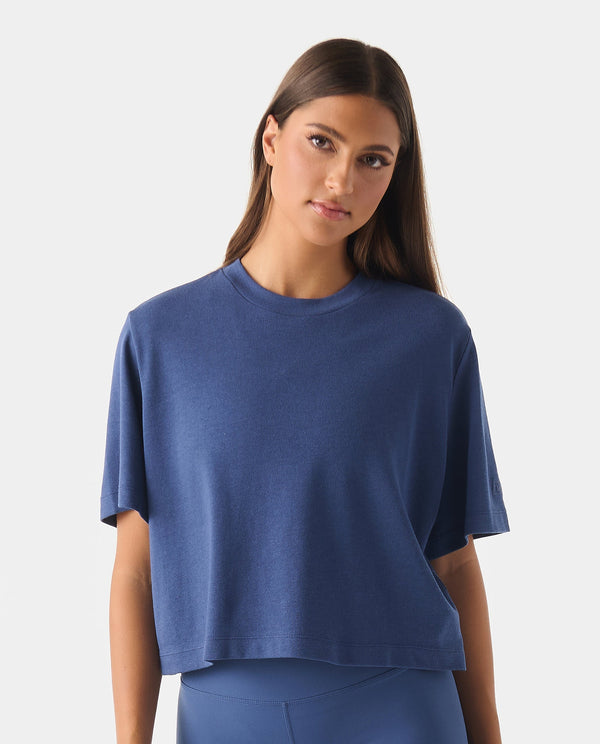 Milo Cropped Tee Dusk